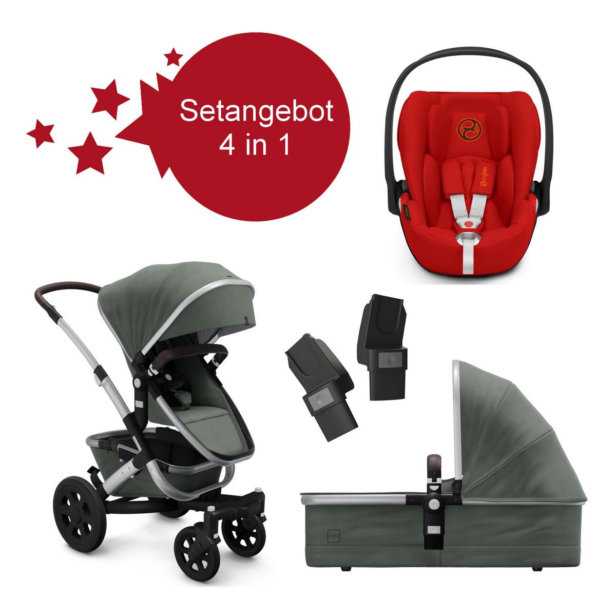 Joolz Geo 2 Setangebot Marvellous Green + Cybex Cloud Z i-Size Autumn Gold