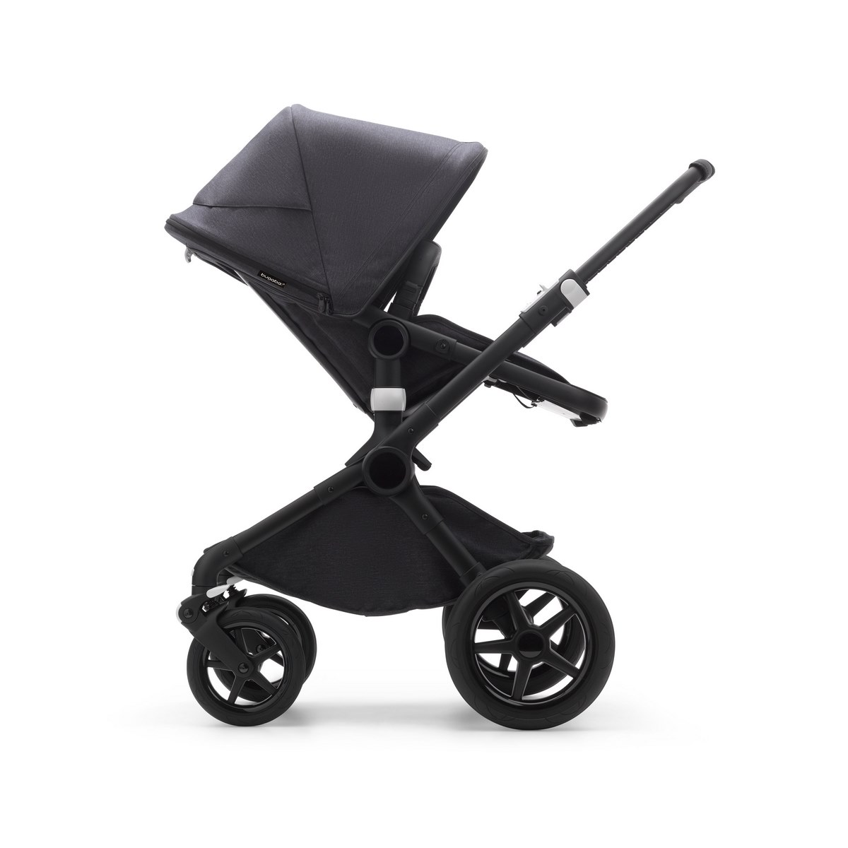 Bugaboo Fox3 Komplett Set Mineral Kombikinderwagen- SCHWARZ/VERWASCHENES SCHWARZ