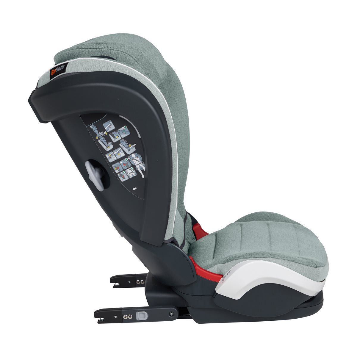 BeSafe iZi Flex S-FIX Kindersitz - Sea Green Melange