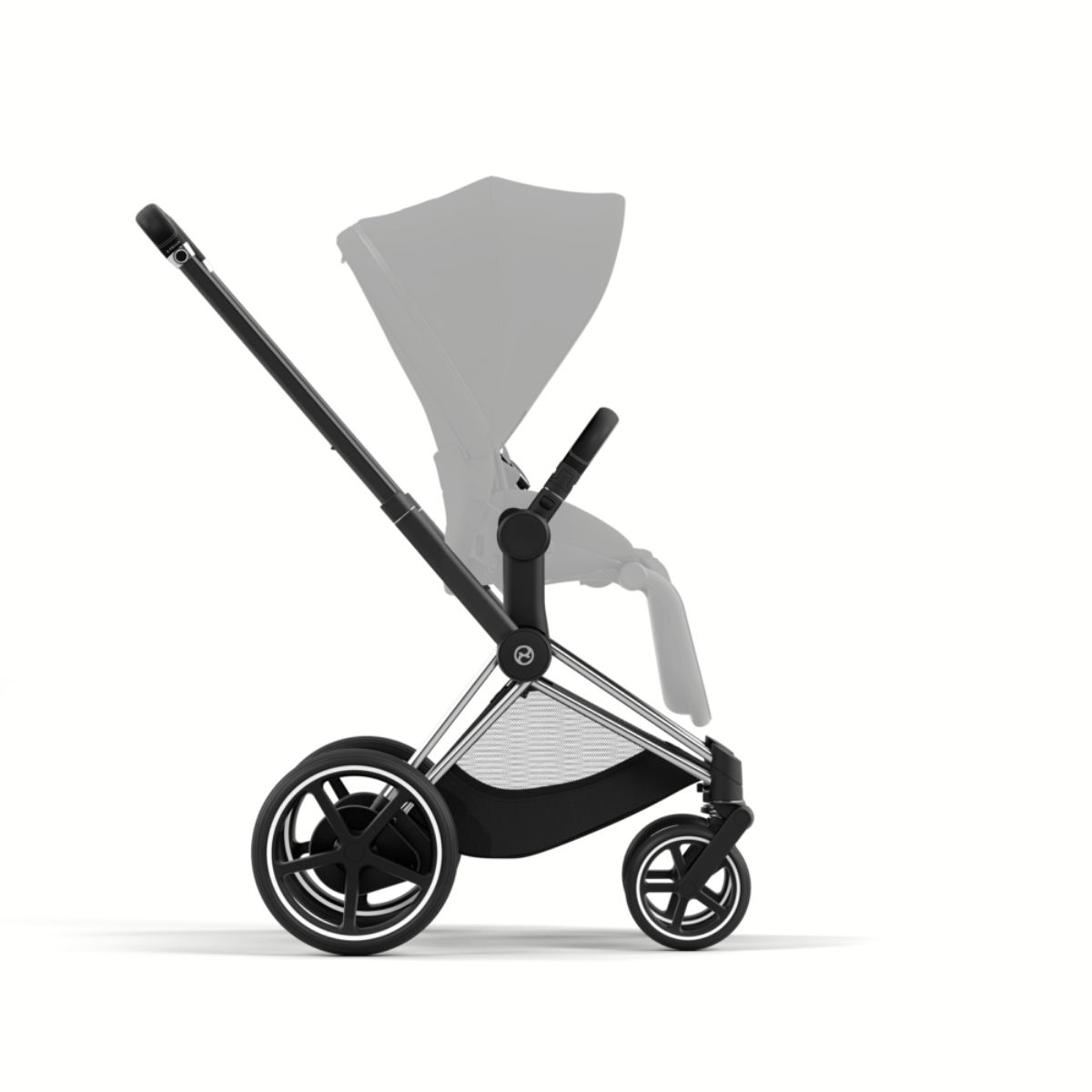 Cybex e-Priam 4 Rahmen inkl. Sitzrahmen- Chrome- Black