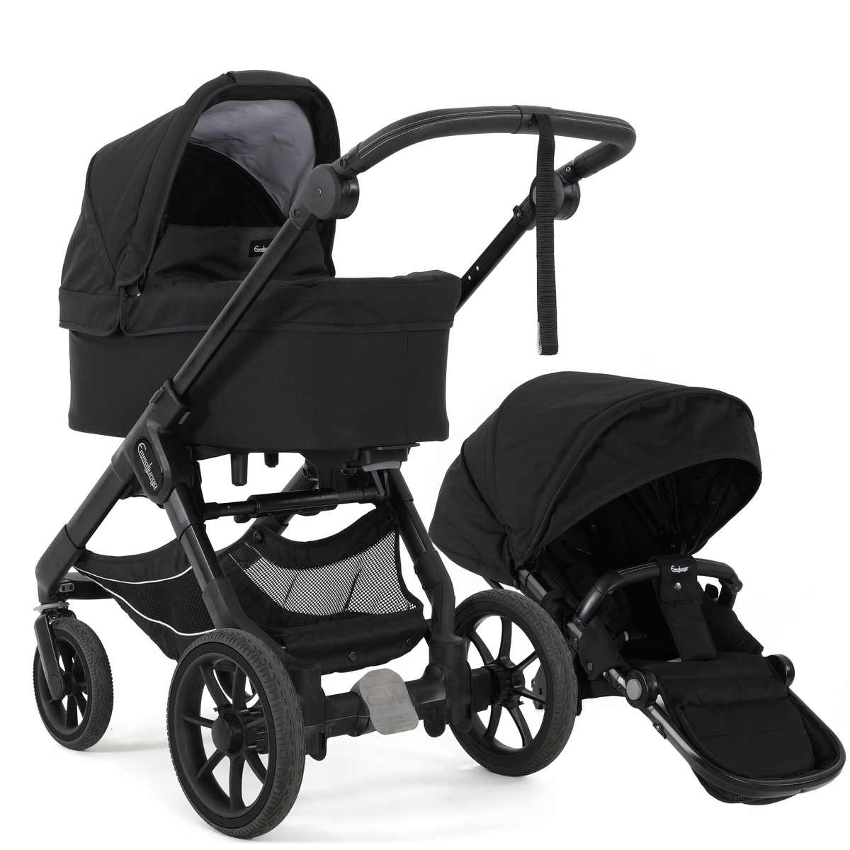 Emmaljunga 2022 NXT90/F Black Edition Kombikinderwagen mit Ergo Sitz