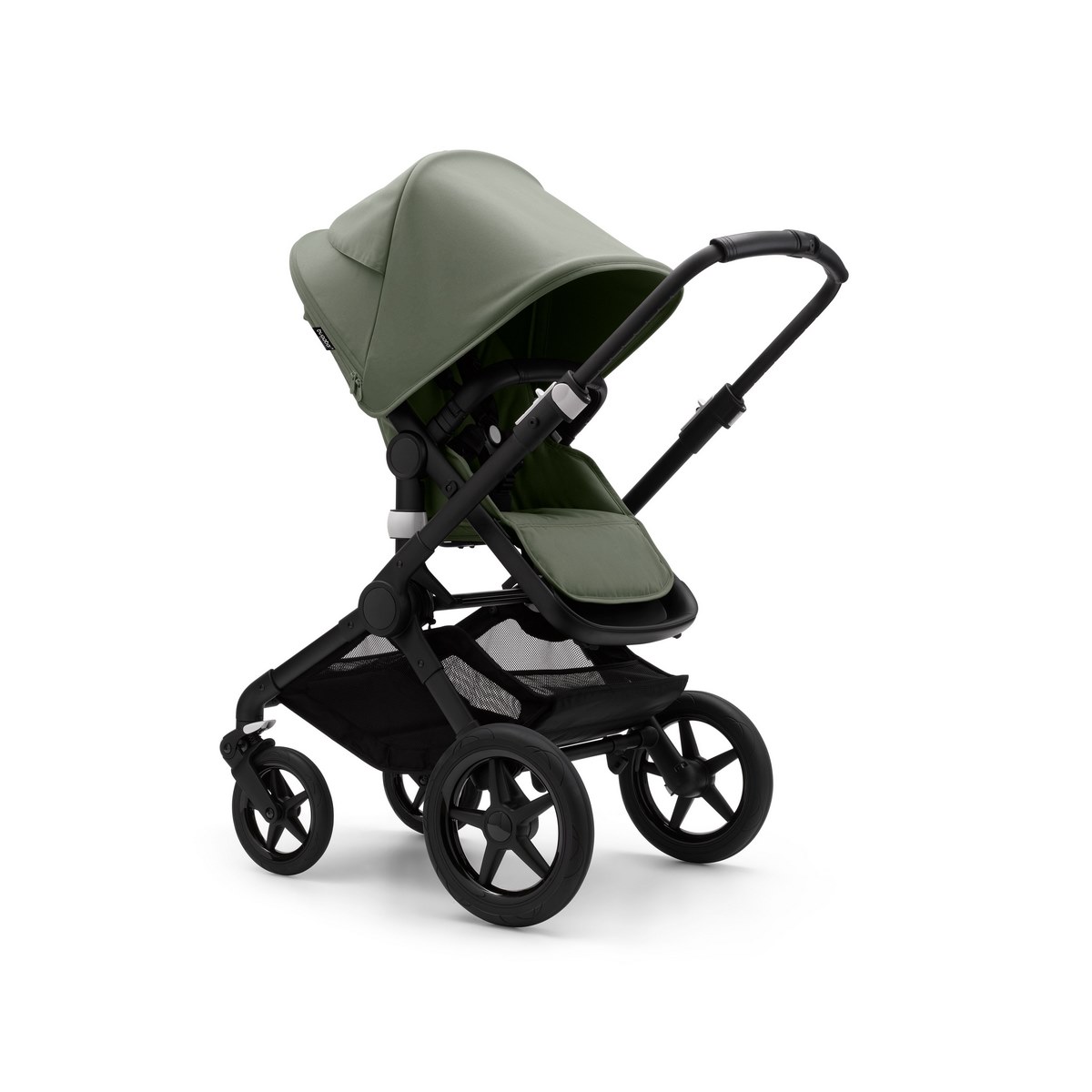 Bugaboo Fox3 Komplett Set Kombikinderwagen- SCHWARZ/WALDGRÜN-WALDGRÜN