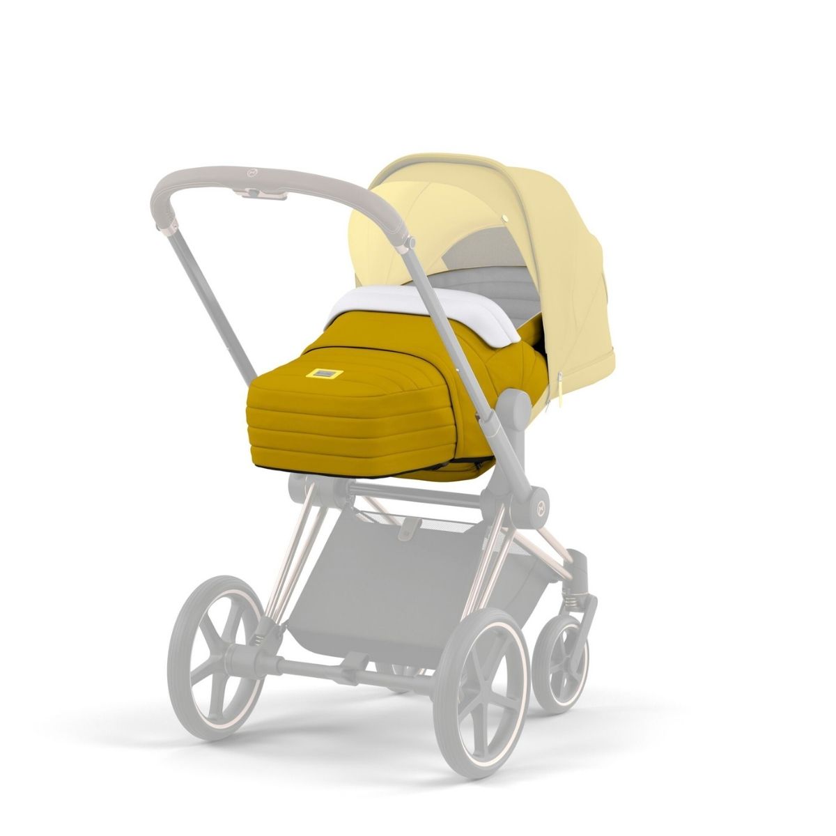 Lite cot mustard yellow