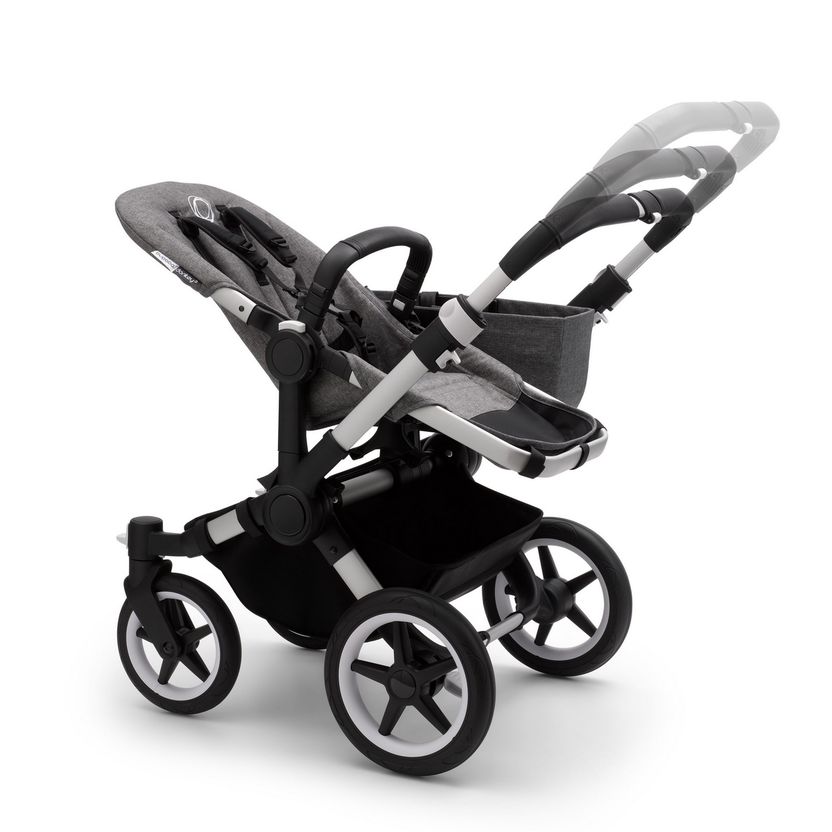 Bugaboo Donkey3 Mono Setangebot mit Babyschale Aton 5- Schwarz- Schwarz- Schwarz