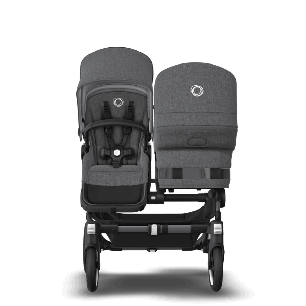 Bugaboo Donkey 5 Duo Mix & Match Graphit- Grau Meliert- Grau Meliert