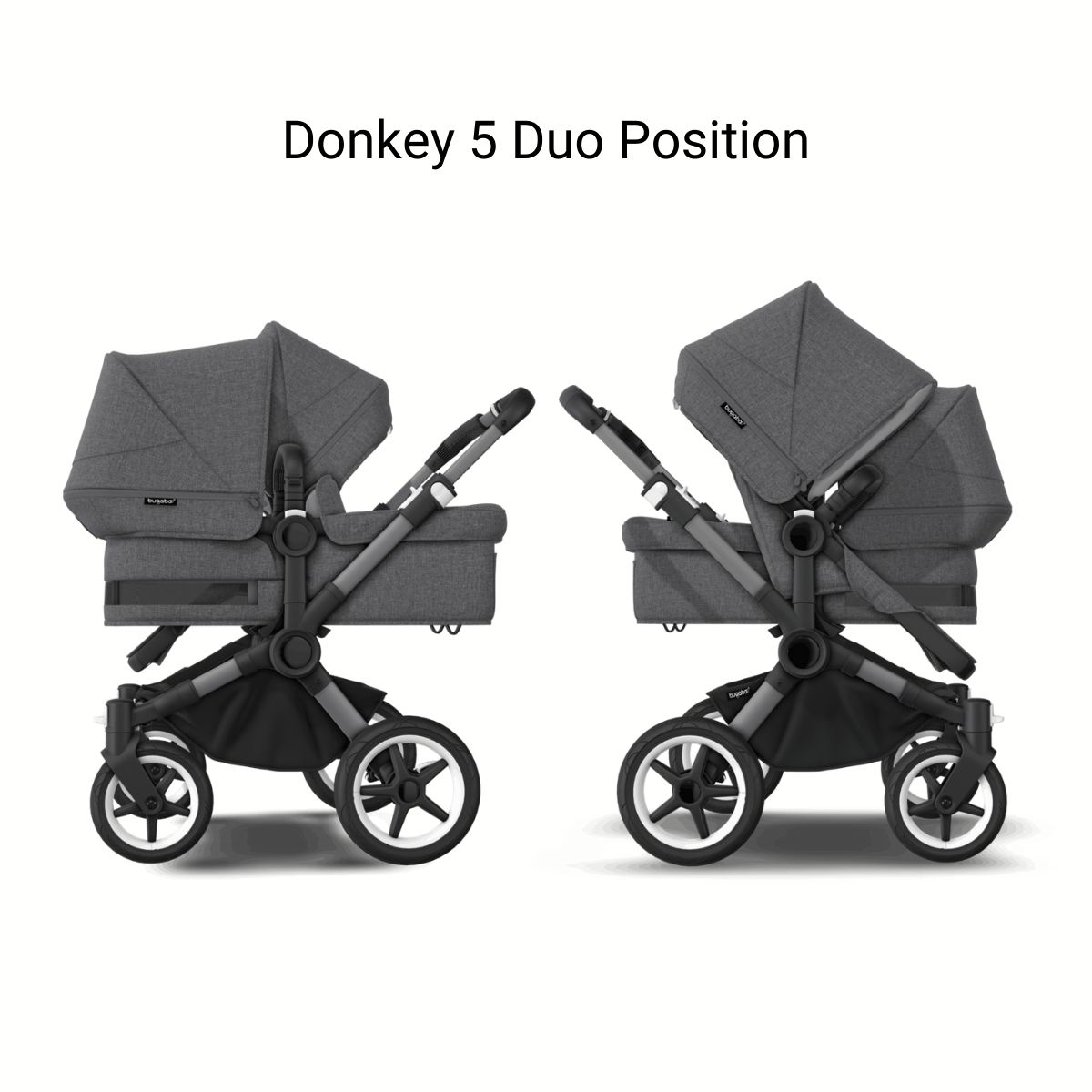 Bugaboo Donkey 5 Duo Geschwisterkinderwagen Position