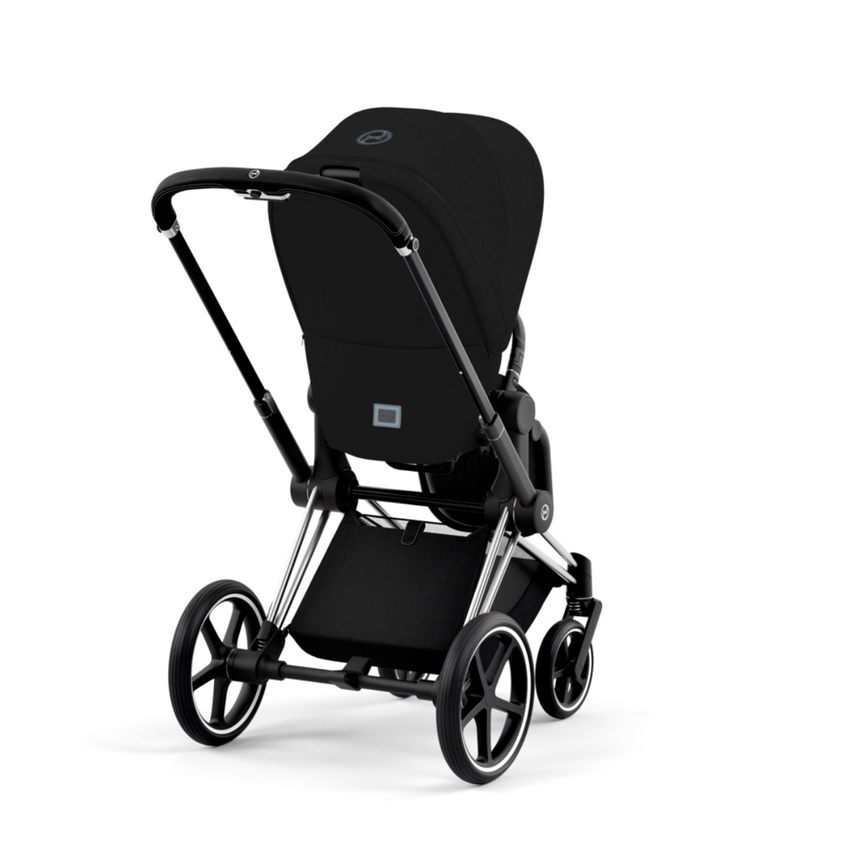 Cybex Priam 4 Kinderwagen Chrome Black Rahmen- Stardust Black Plus