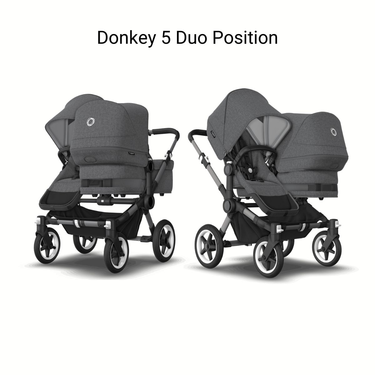 Bugaboo Donkey 5 Duo Geschwisterkinderwagen Position