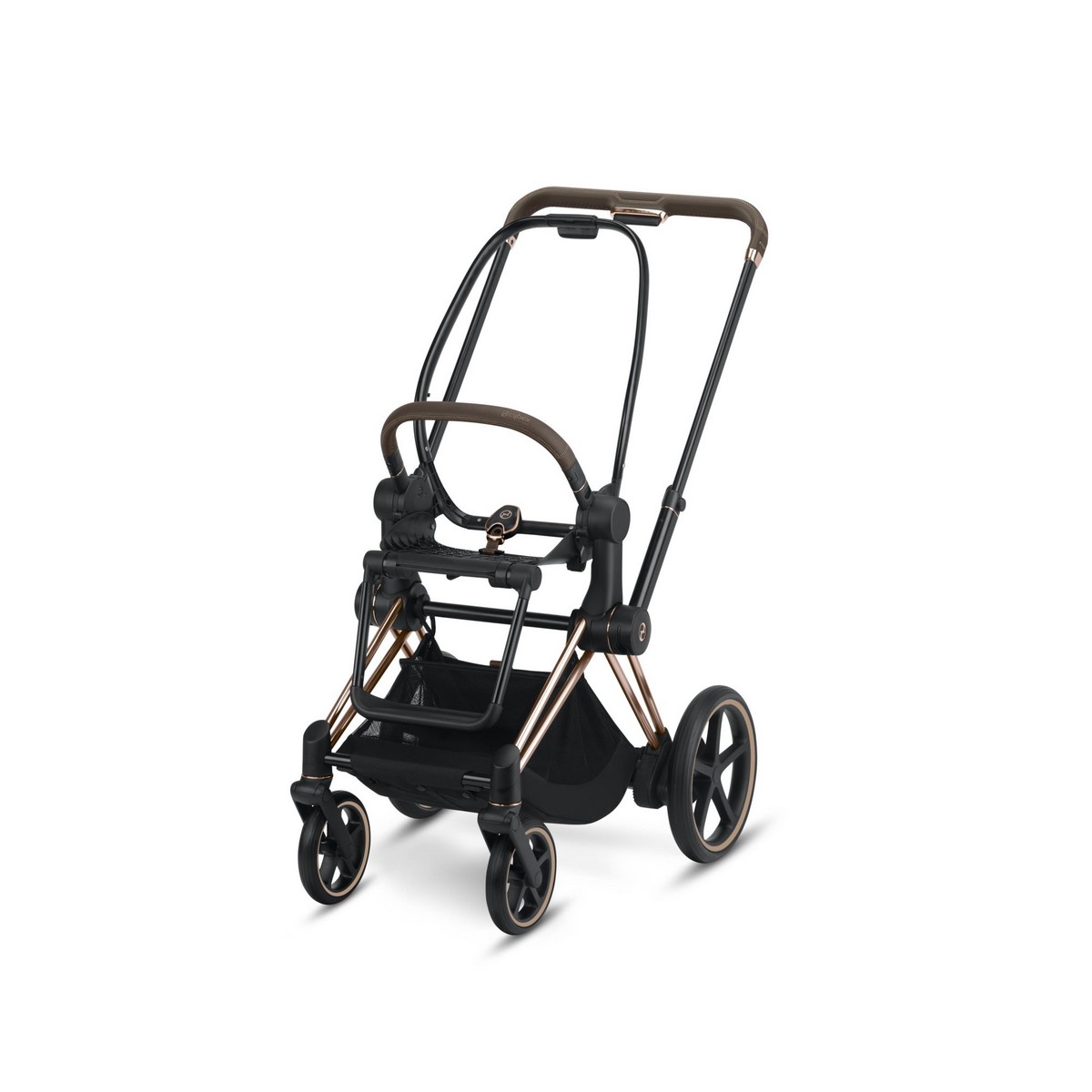 Cybex ePriam Kinderwagen Rose Gold- Spring Blossom Black