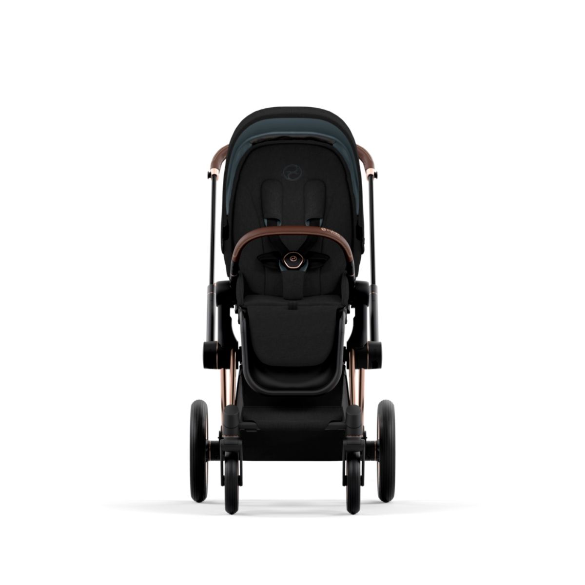 Cybex Priam 4 Kinderwagen Rosegold Rahmen- Stardust Black Plus