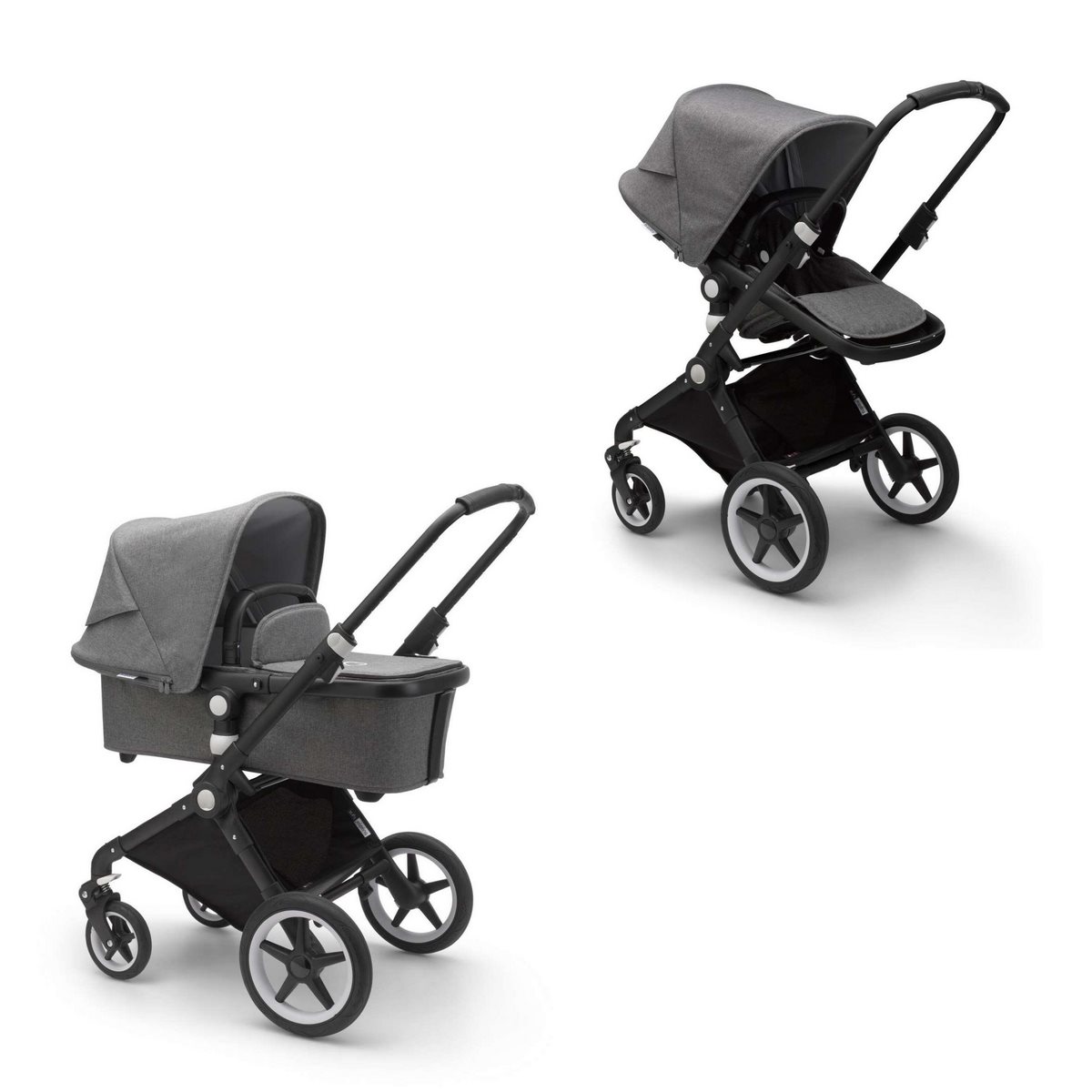 Bugaboo Lynx Setangebot 6 in 1- Schwarz- Grau meliert