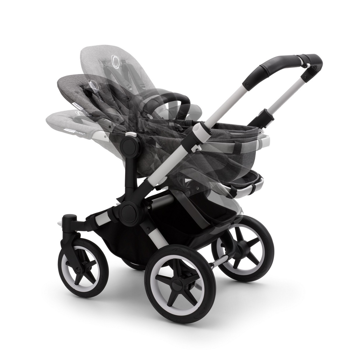 Bugaboo Donkey3 Mono Setangebot 7 in 1 Schwarz, Schwarz, Schwarz