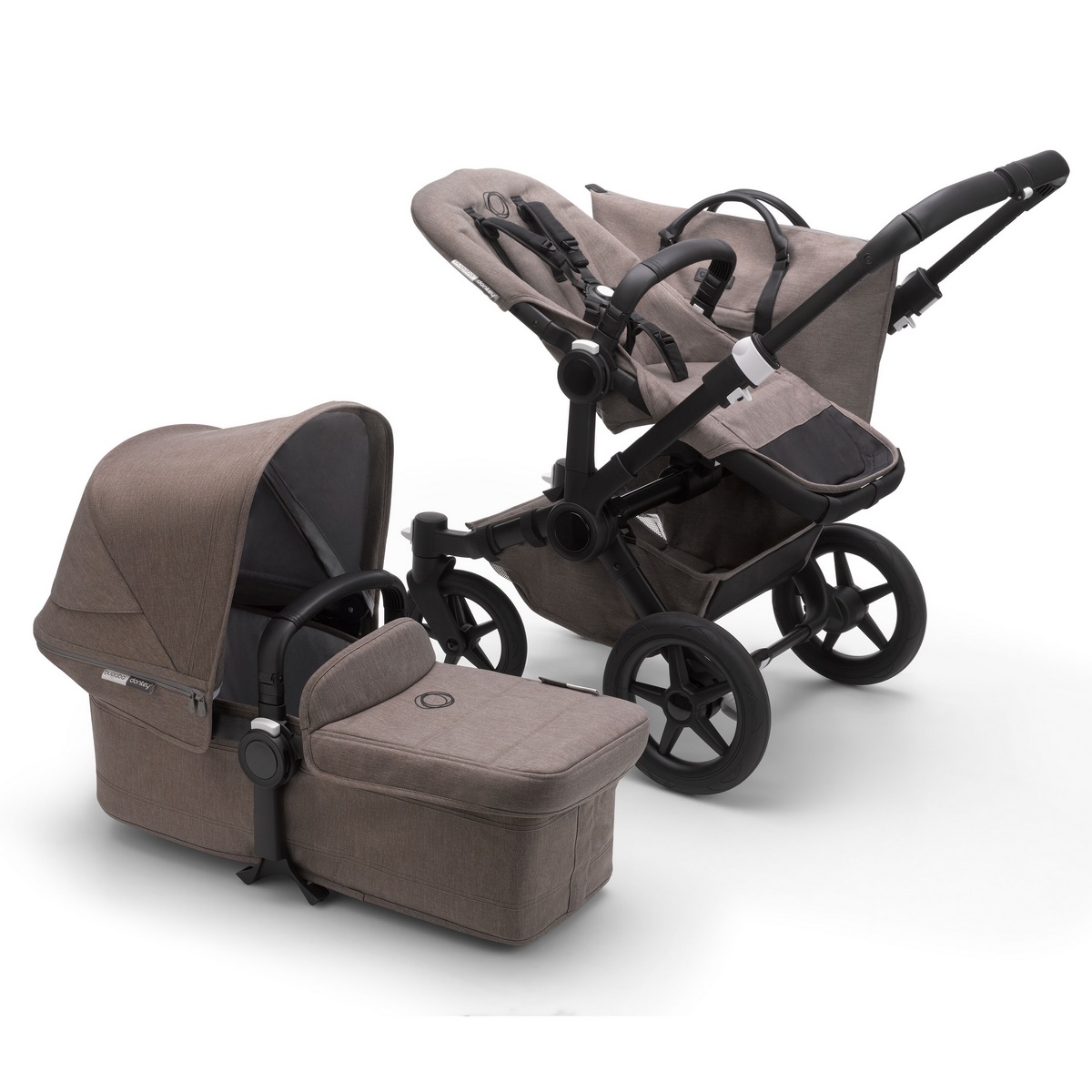 Bugaboo Donkey3 Mono Komplett Special Edition Kombikinderwagen- Schwarz- Taupe