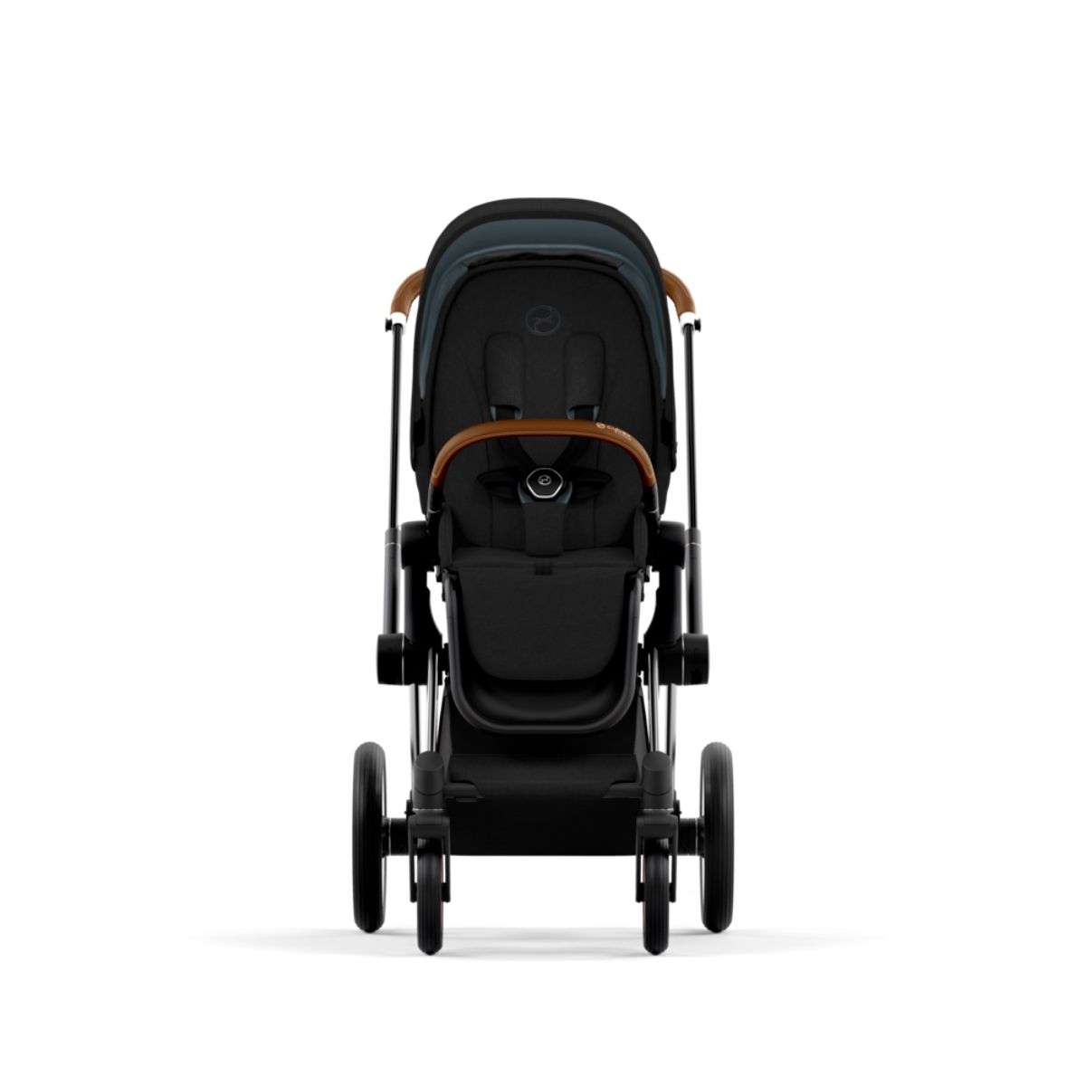 Cybex Priam 4 Kinderwagen Chrome Brown Rahmen- Stardust Black Plus