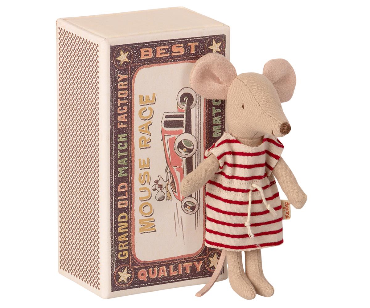 Maileg Big sister mouse in matchbox