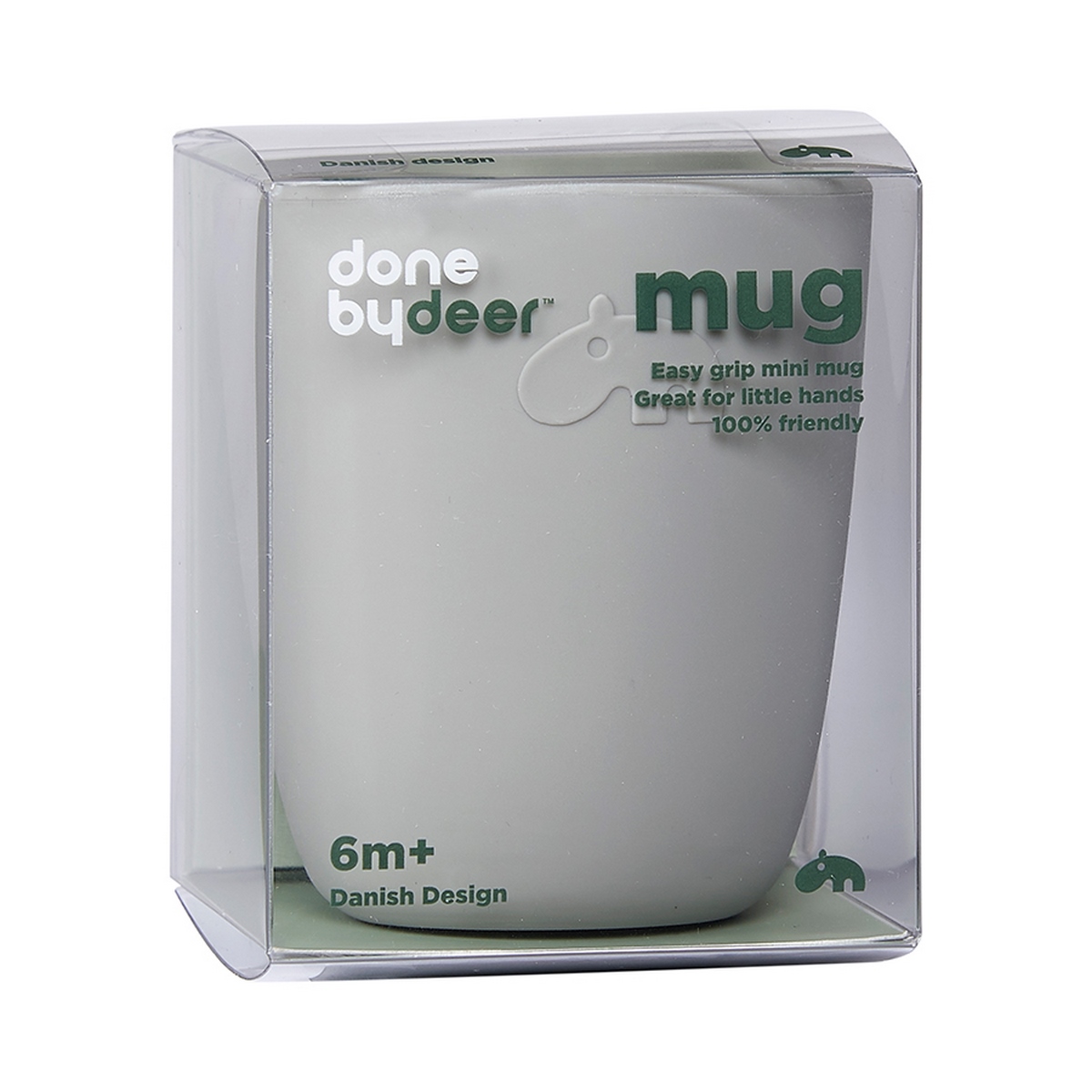 Done by Deer Silikon mini Becher- Grey