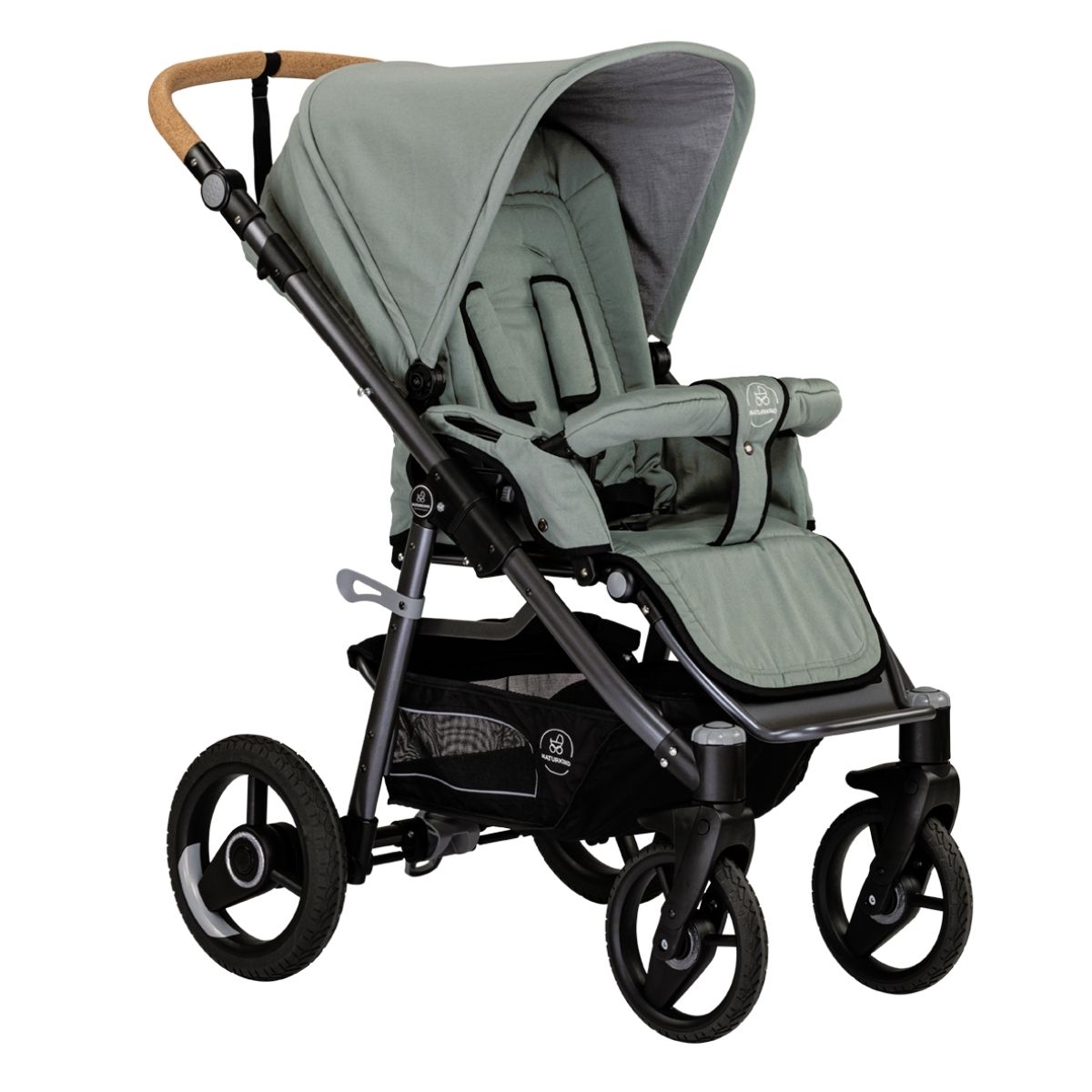 Naturkind Lux Evo Kinderwagen - Jade