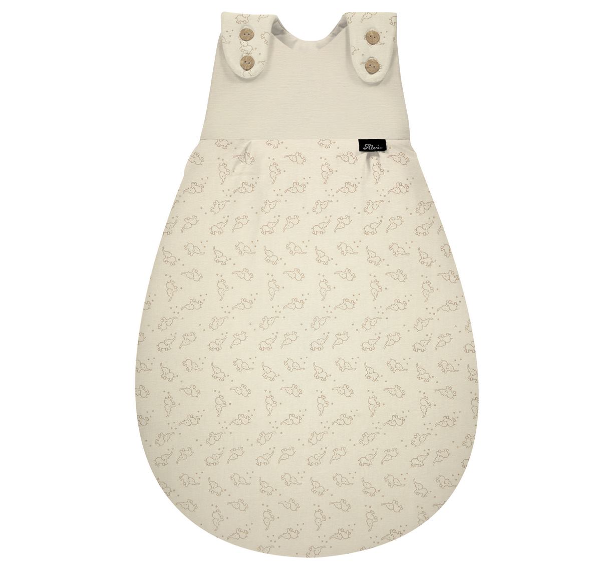 Alvi Baby-Mäxchen Außensack Organic Cotton Starfant 62-68