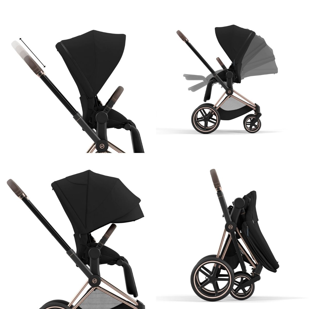 Cybex Priam 4 Kombikinderwagen Details