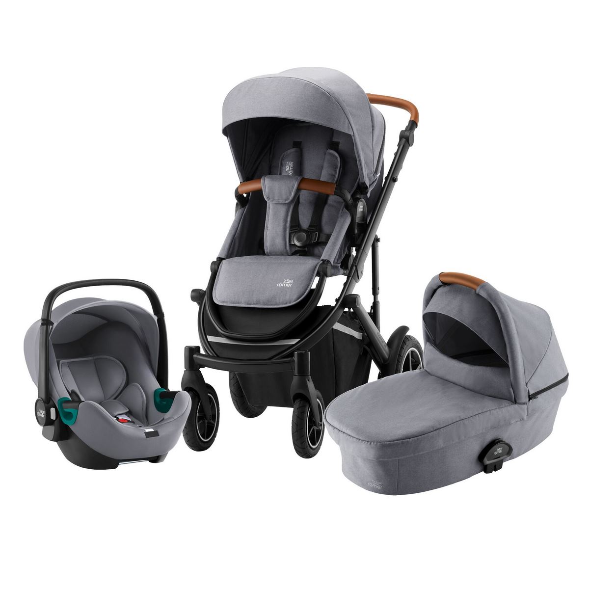 Britax Römer 2022 Smile III Comfort Set- Frost Grey Brown