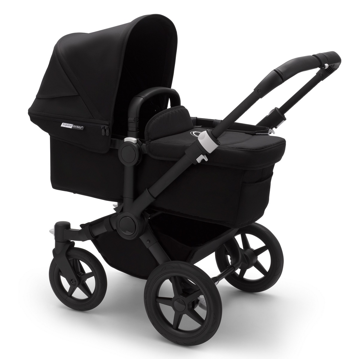 Bugaboo Donkey3 mono Setangebot mit Fußsack- Schwarz, Schwarz, Schwarz