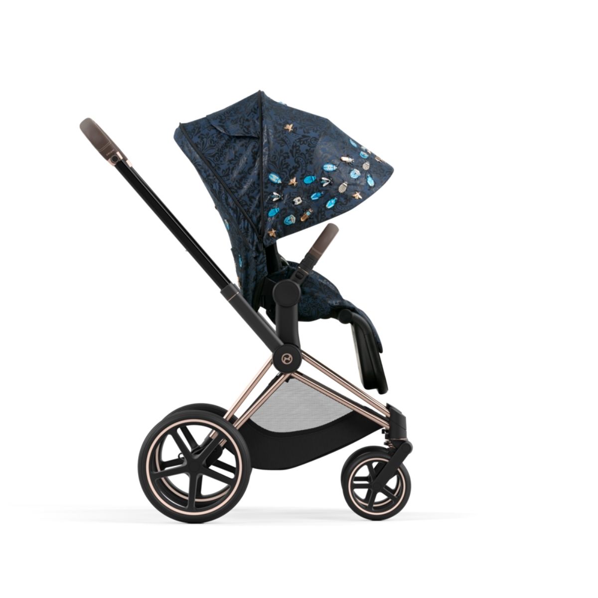 Cybex Priam 4 Kinderwagen Rosegold Rahmen- Jewels of Nature