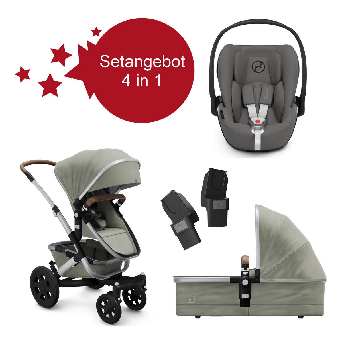 Joolz Geo 2 Setangebot Daring Grey + Cybex Cloud Z i-Size Soho Grey