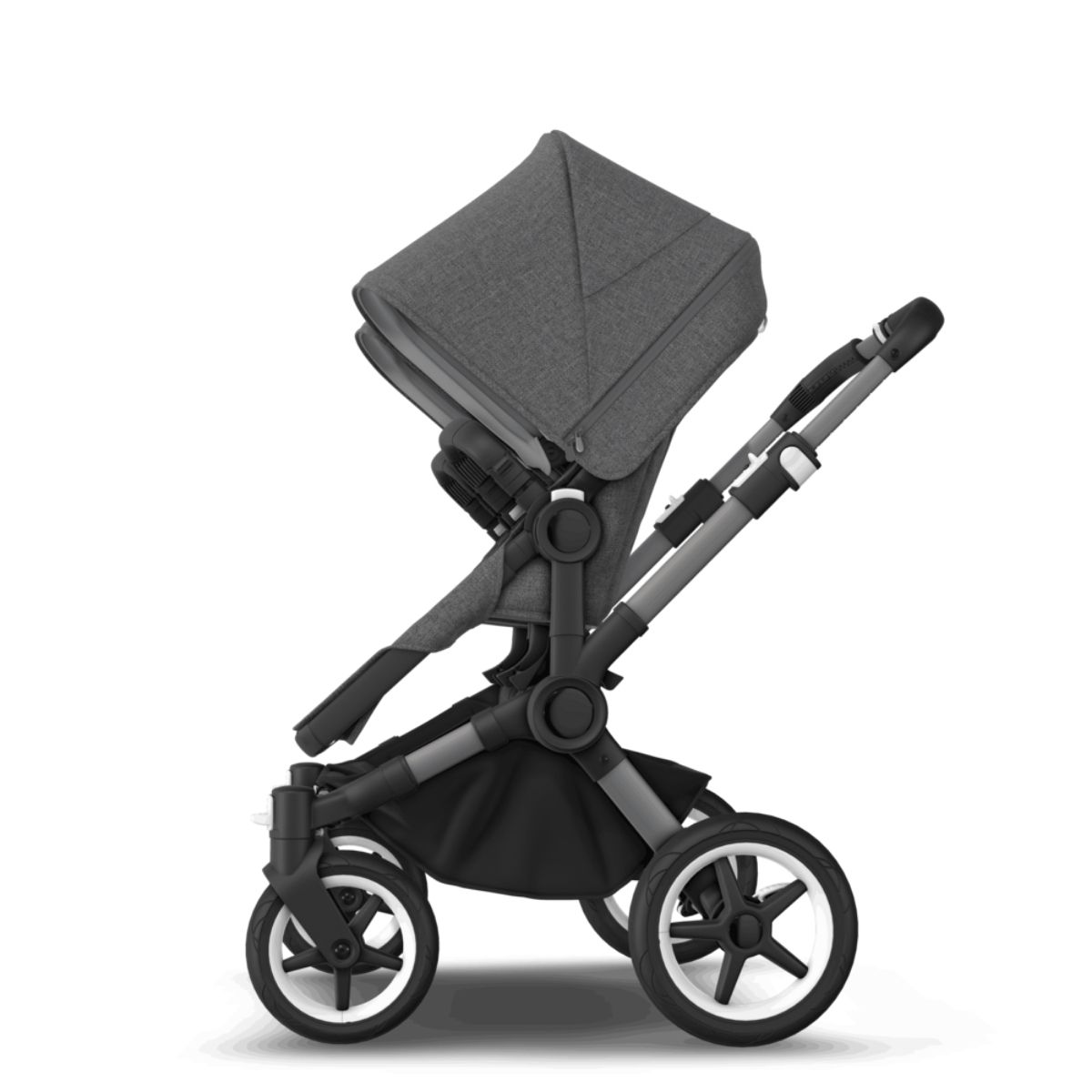 Bugaboo Donkey 5 Twin Mix & Match Graphit- Grau Meliert- Grau Meliert