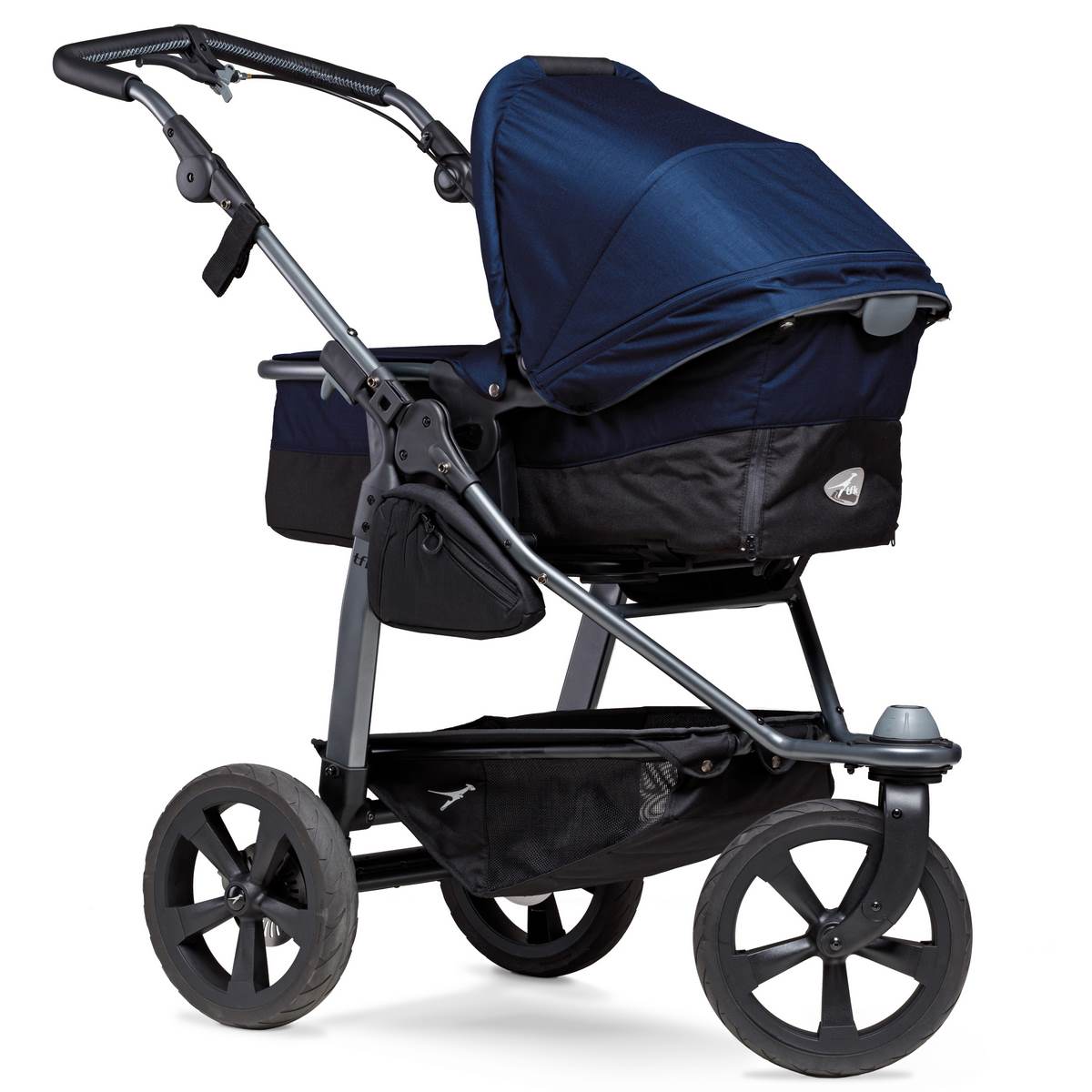 TFK Mono Kombi Kinderwagen mit Luftkammer Radset - Marine