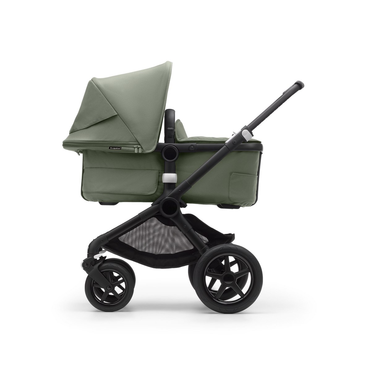 Bugaboo Fox3 Komplett Set Kombikinderwagen- SCHWARZ/WALDGRÜN-WALDGRÜN