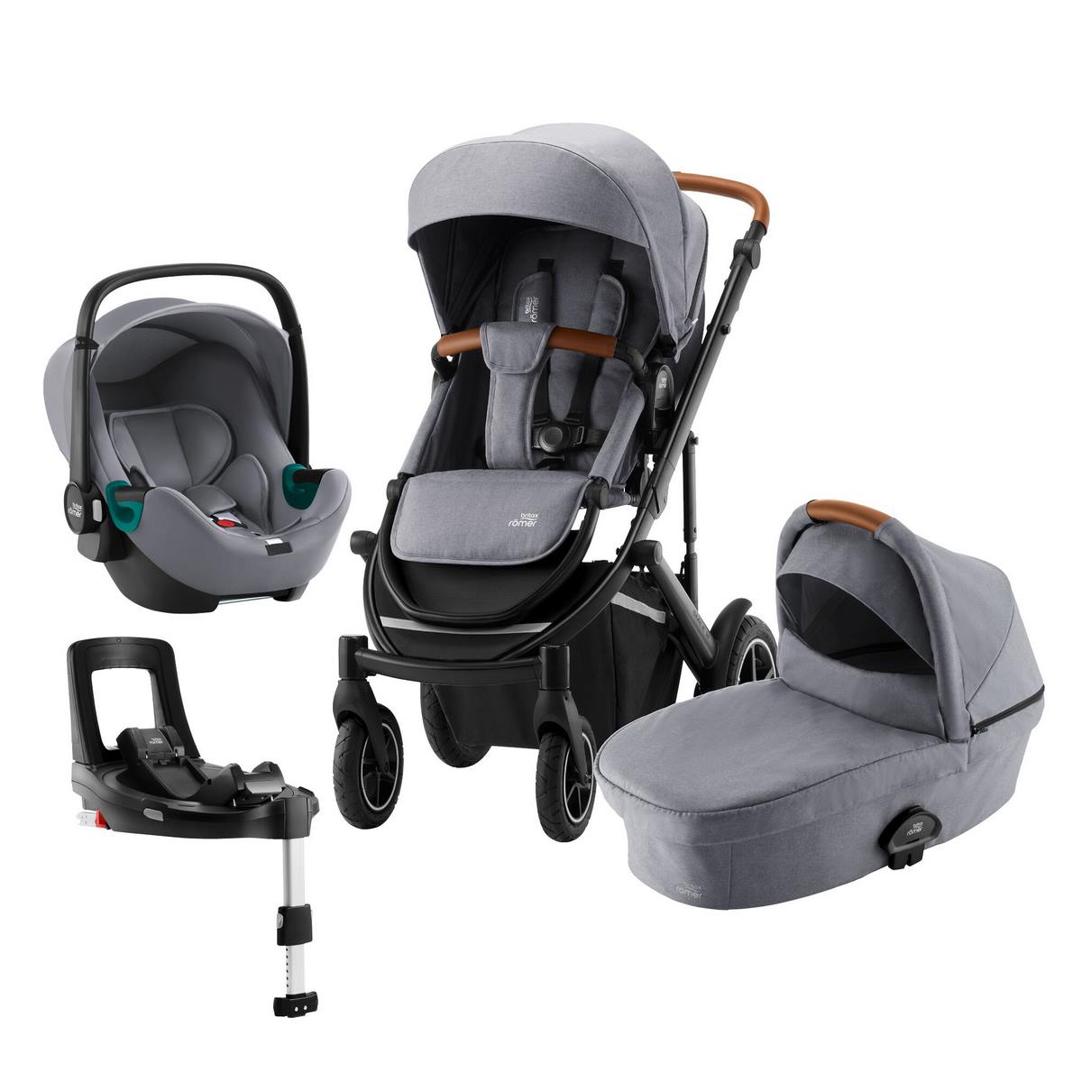 Britax Römer 2022 Smile III Comfort Plus Set- Frost Grey Brown