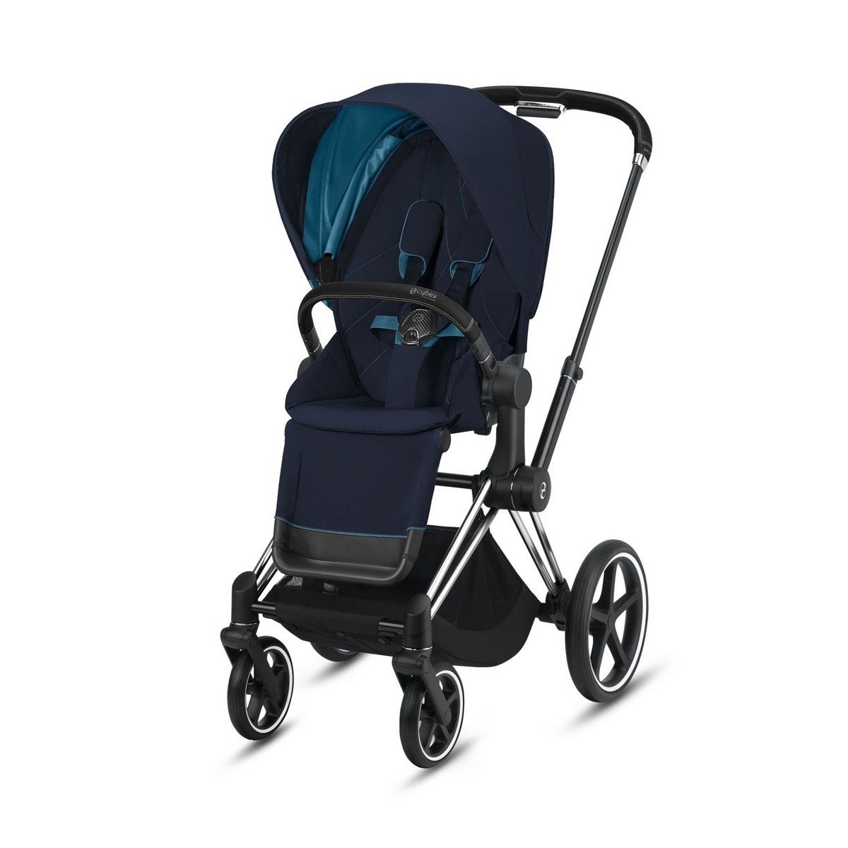 Cybex Priam Set 3 in 1- Chrome Black- Blau