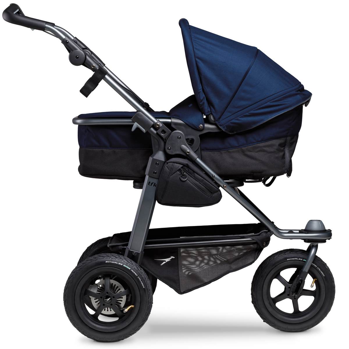 TFK Mono Kombi Kinderwagen mit Luftrad-Set- Marine