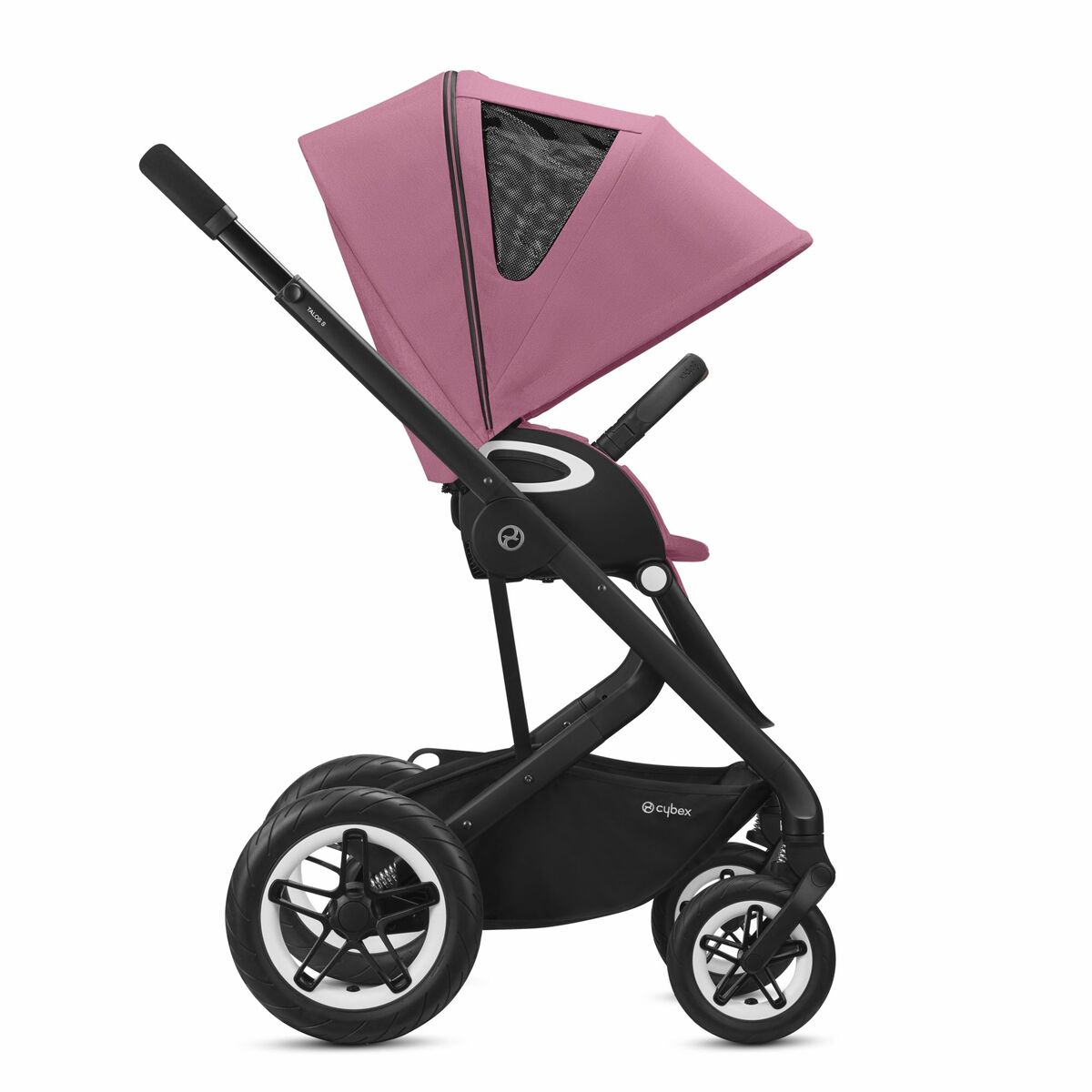 Cybex Talos S Lux Kombikinderwagen- Schwarz Gestell- Magnolia Pink