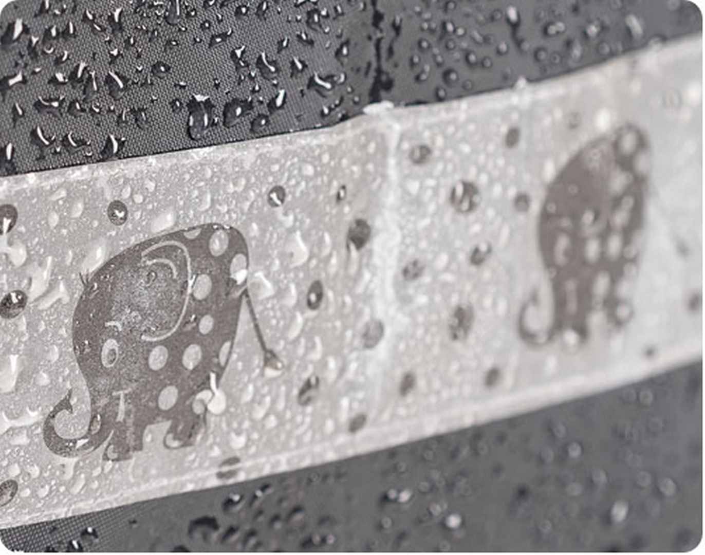 Reer RainSafe Regenschutz für Babyschalen mit Verdeck und Liegefunktion