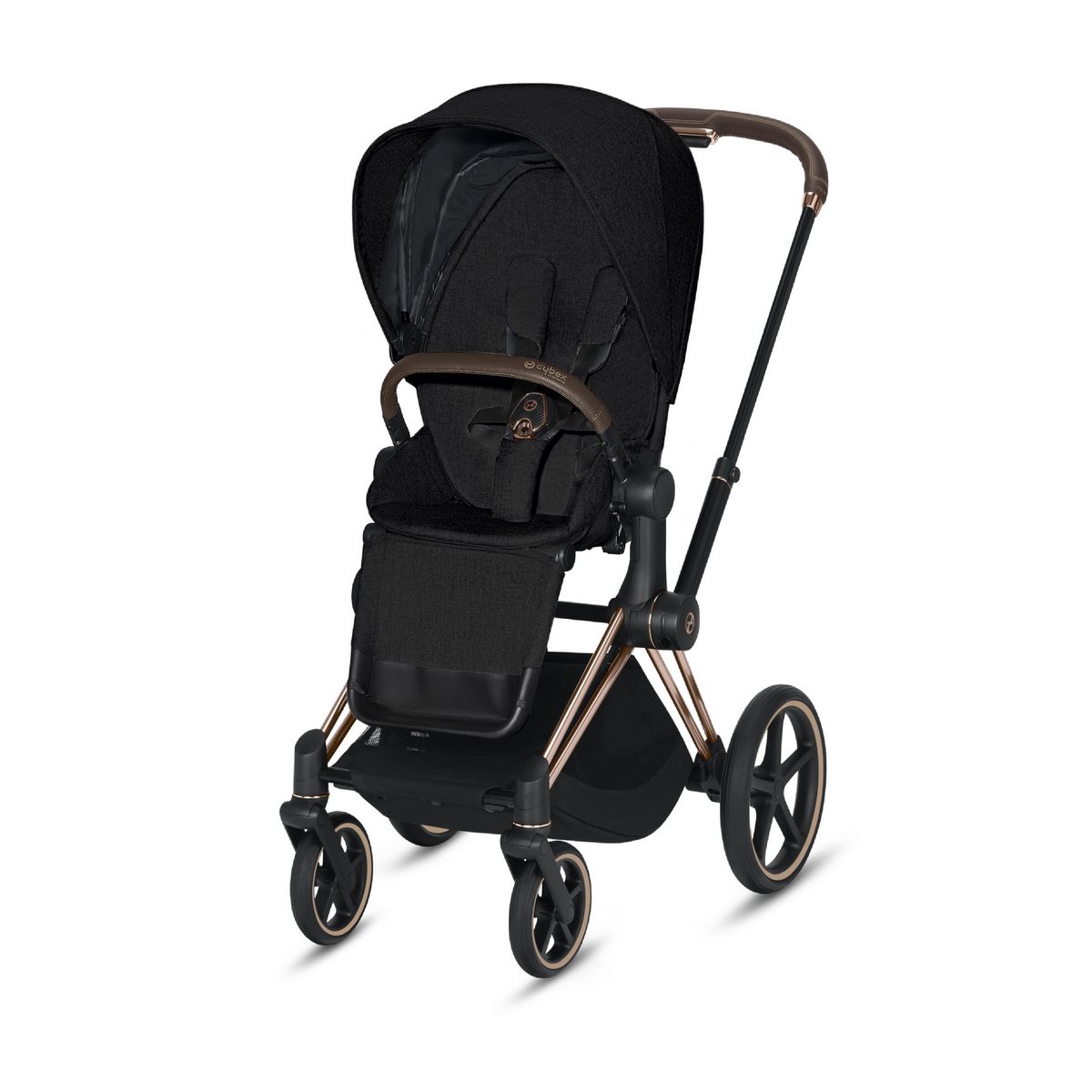 Cybex Priam Sportkinderwagen- Rose Gold- Stardust Black Plus