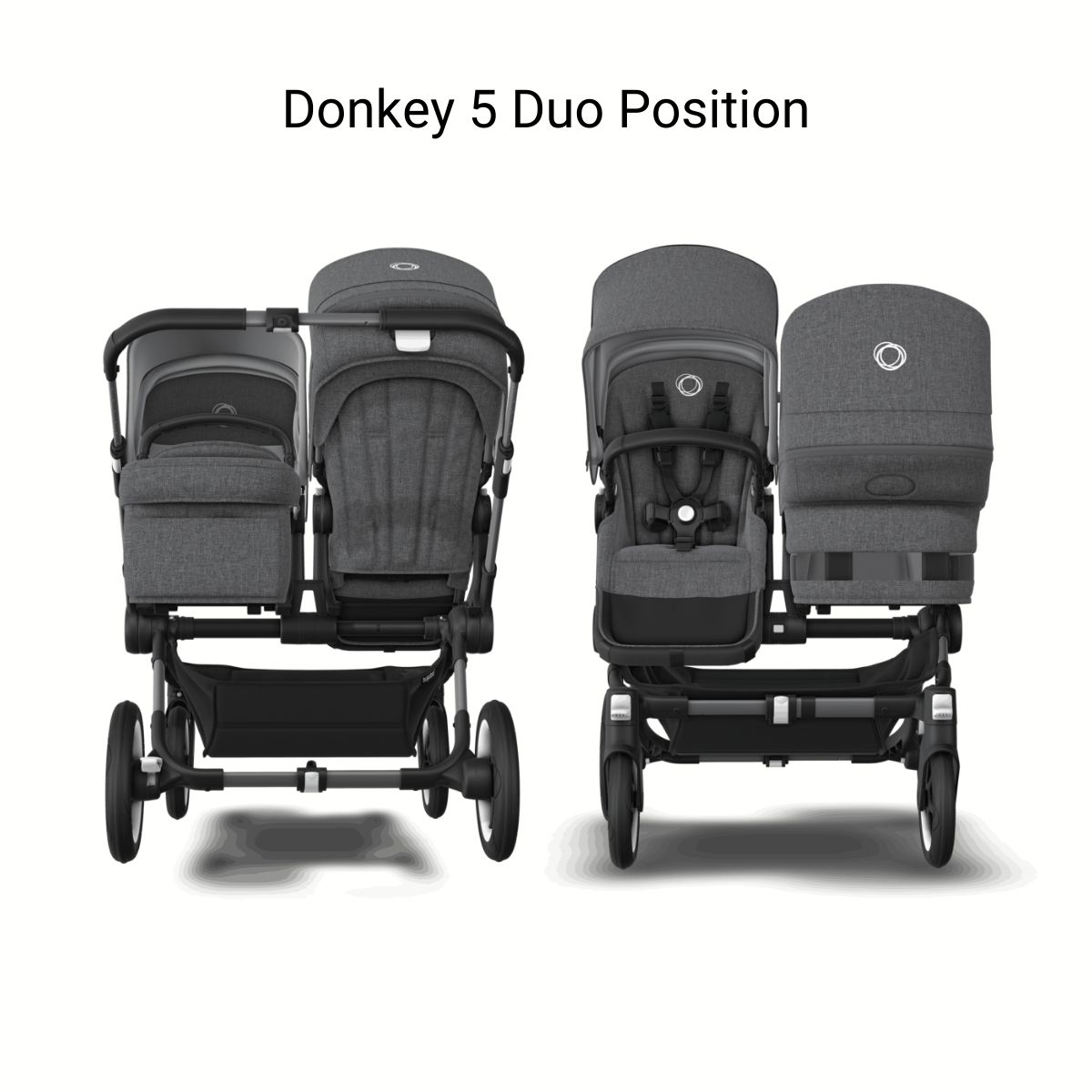 Bugaboo Donkey 5 Duo Geschwisterkinderwagen Position