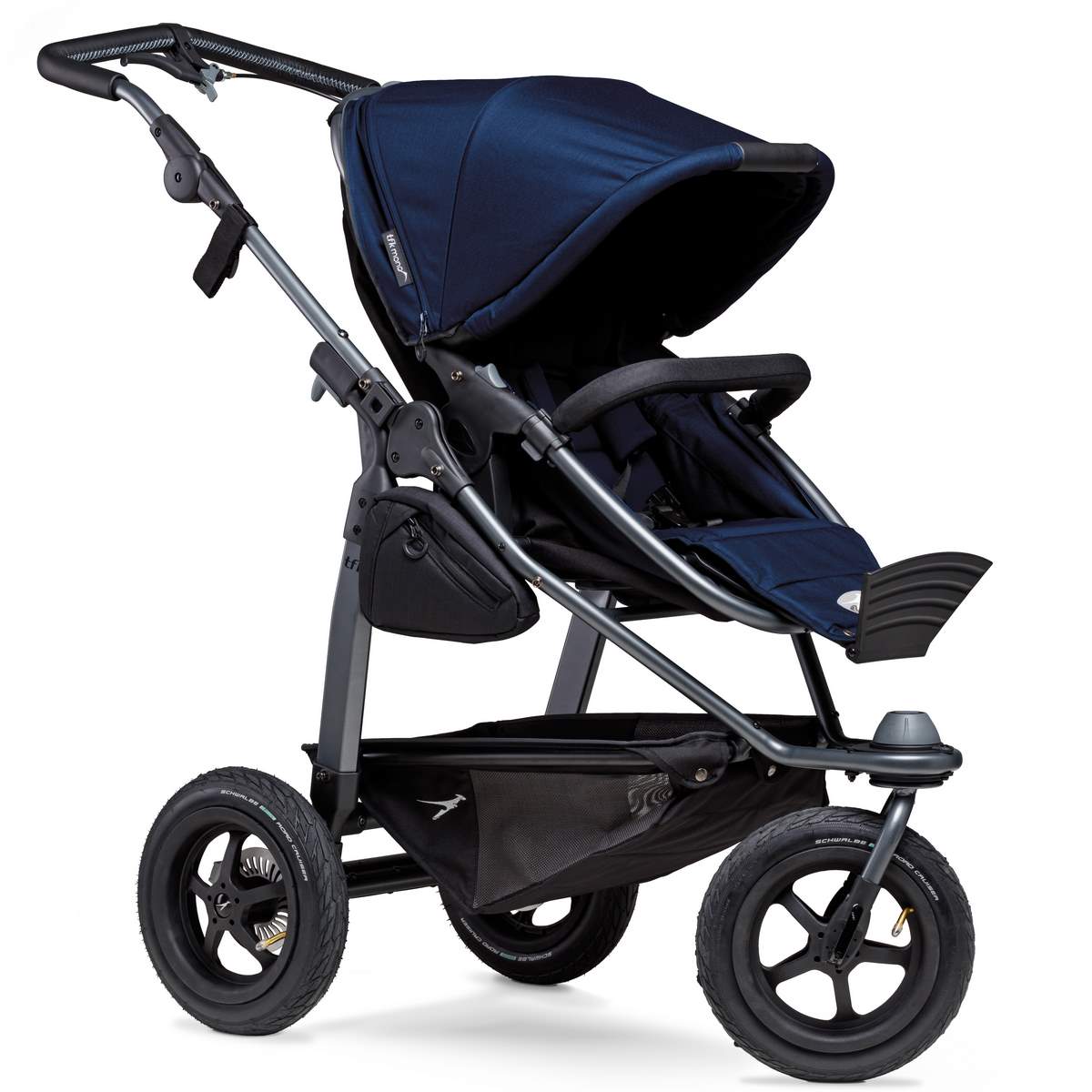 TFK Mono Kombi Kinderwagen mit Luftrad-Set- Marine