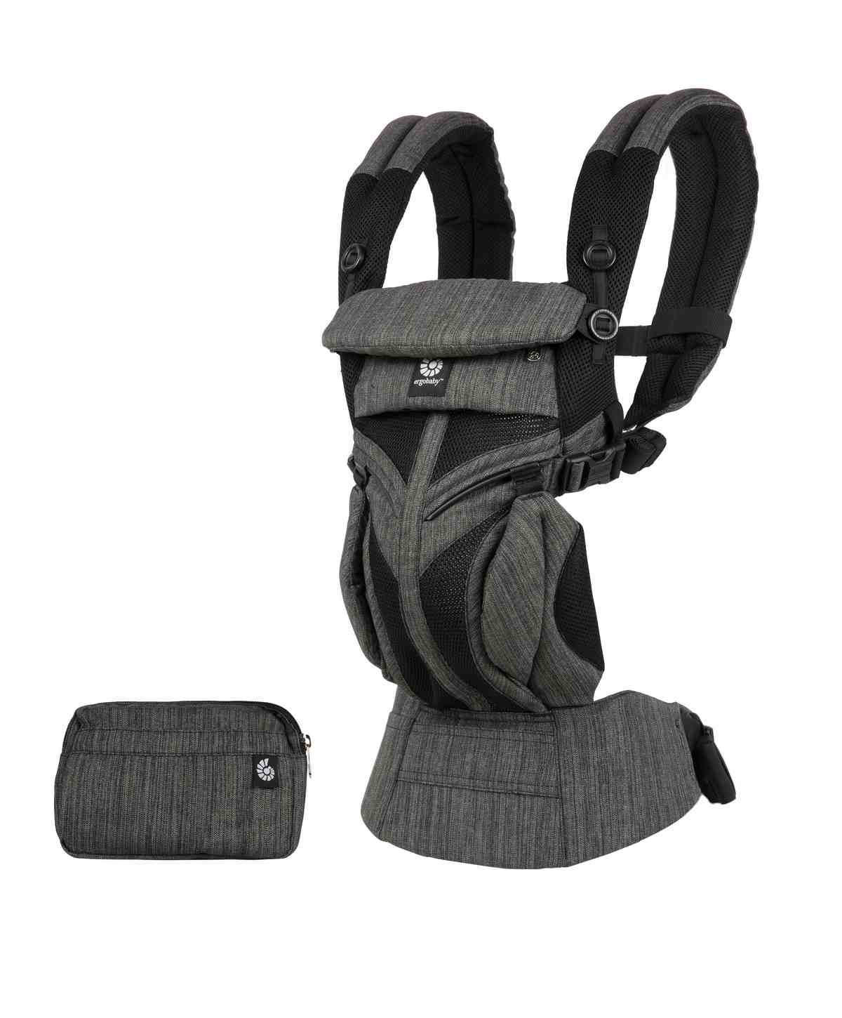 Ergobaby OMNI 360 Cool Air Mesh Babytrage Black Tweed