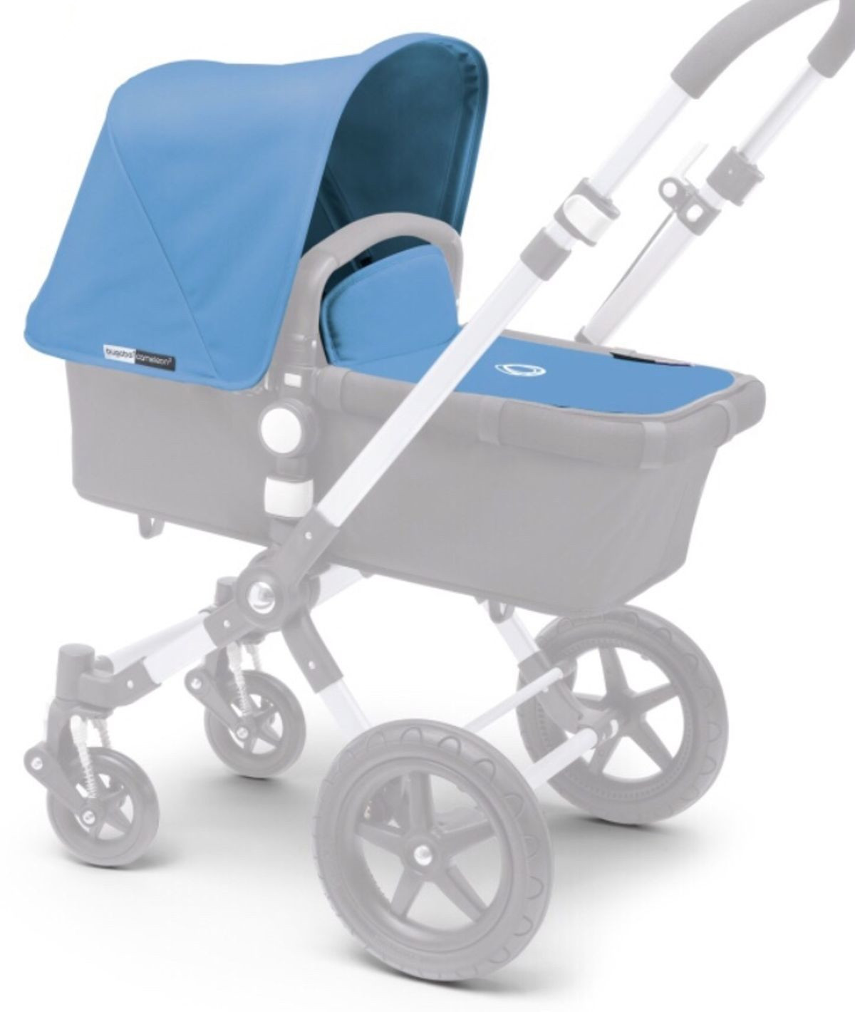 Bugaboo Cameleon3 Bekleidungsset mit erweiterbarem Sonnendach - Ice Blue