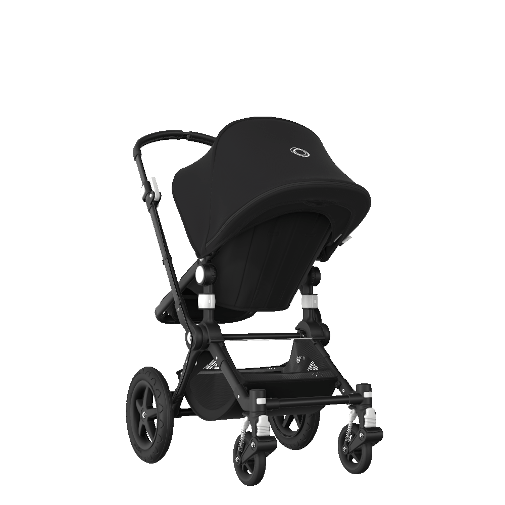 Cameleon 3 Plus Komplett Set Kombikinderwagen Schwarz- Schwarz- Schwarz