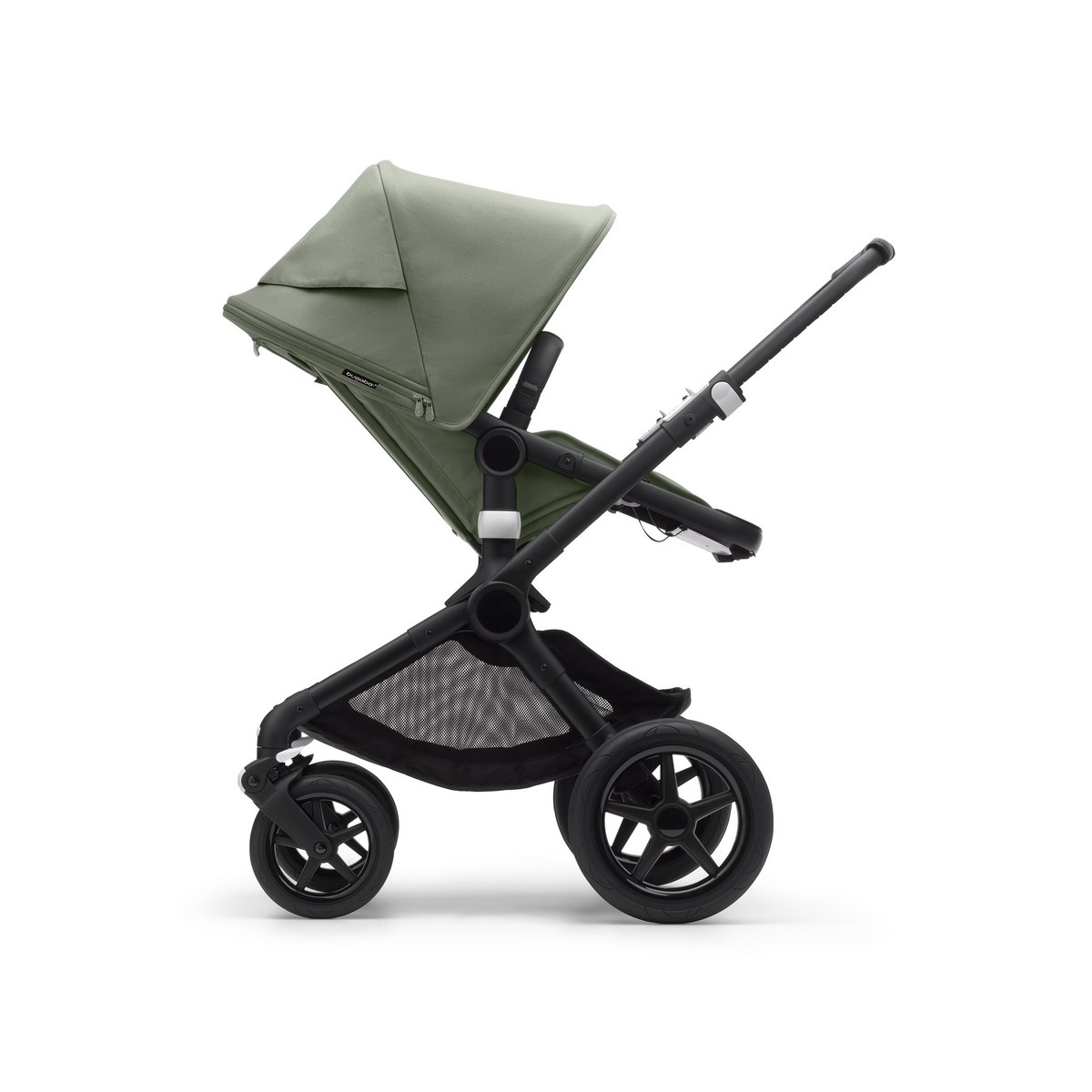 Bugaboo Fox3 Komplett Set Kombikinderwagen- SCHWARZ/WALDGRÜN-WALDGRÜN