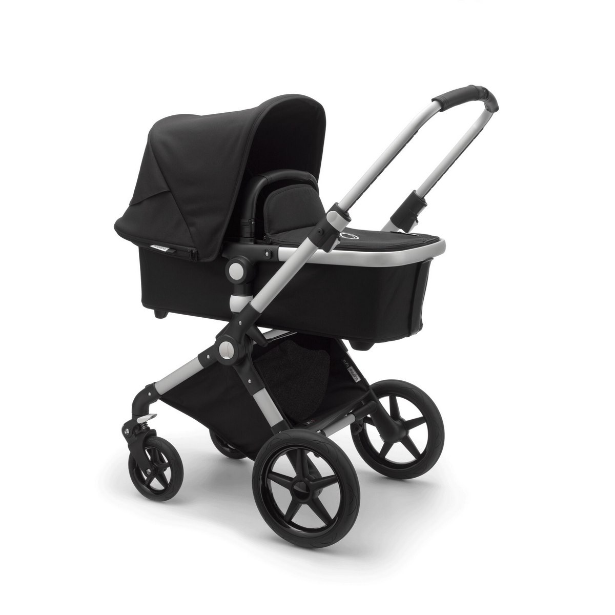 Bugaboo Lynx Setangebot mit Aton 5 Babyschale- Alu- Schwarz