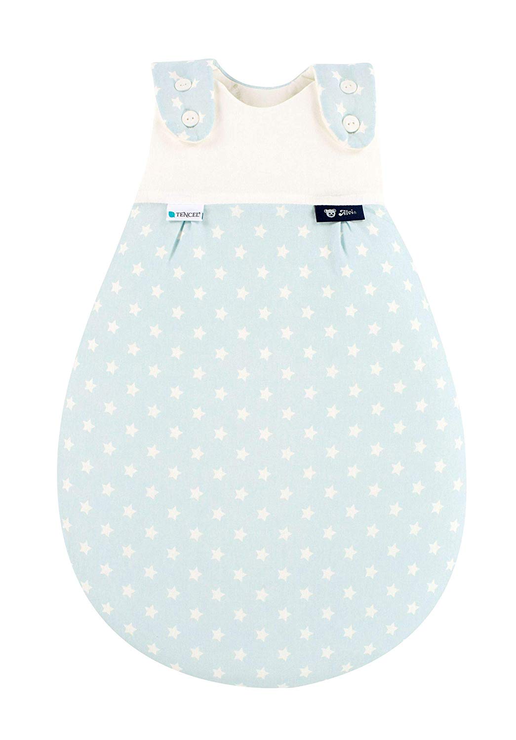 Alvi Baby Mäxchen Außensack Tencel - Stars Aqua