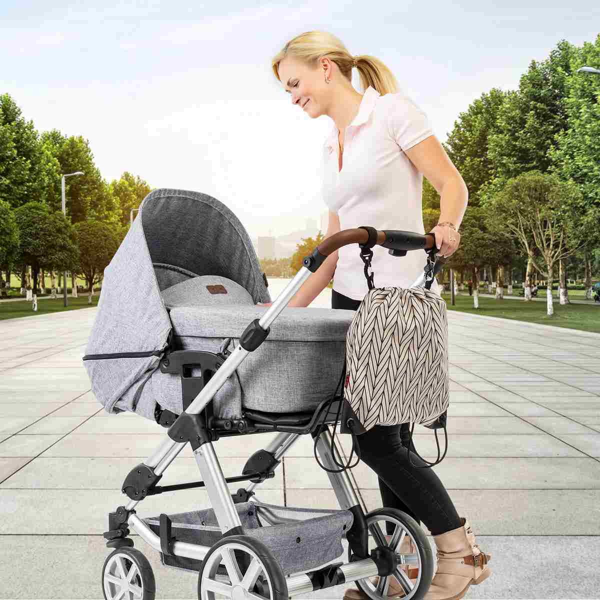 Reer Kinderwagen-Einkaufsbeutel Clip&Go Bag