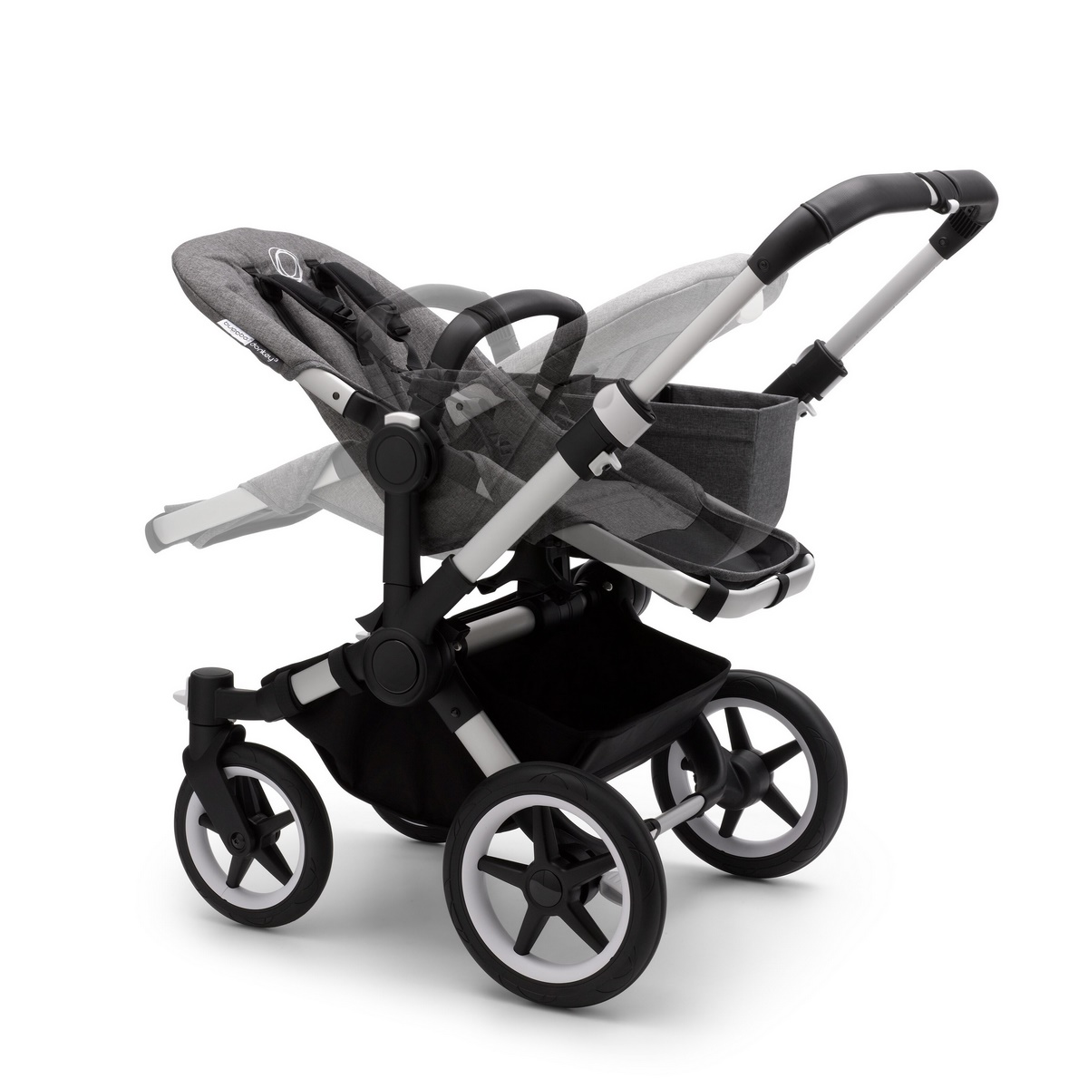 Bugaboo Donkey3 Mono Setangebot mit Babyschale Aton 5- Schwarz- Schwarz- Schwarz