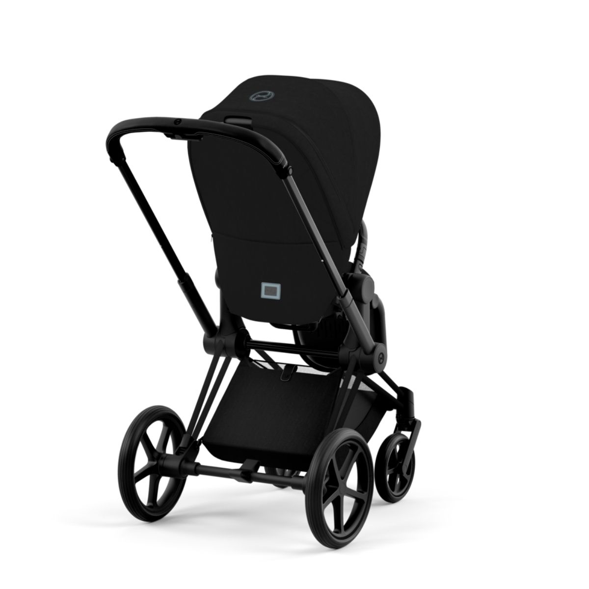 Cybex Priam 4 Kinderwagen Matt Black Rahmen- Stardust Black Plus