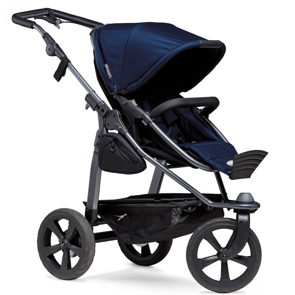 TFK Mono Kombi Kinderwagen mit Luftkammer Radset - Marine