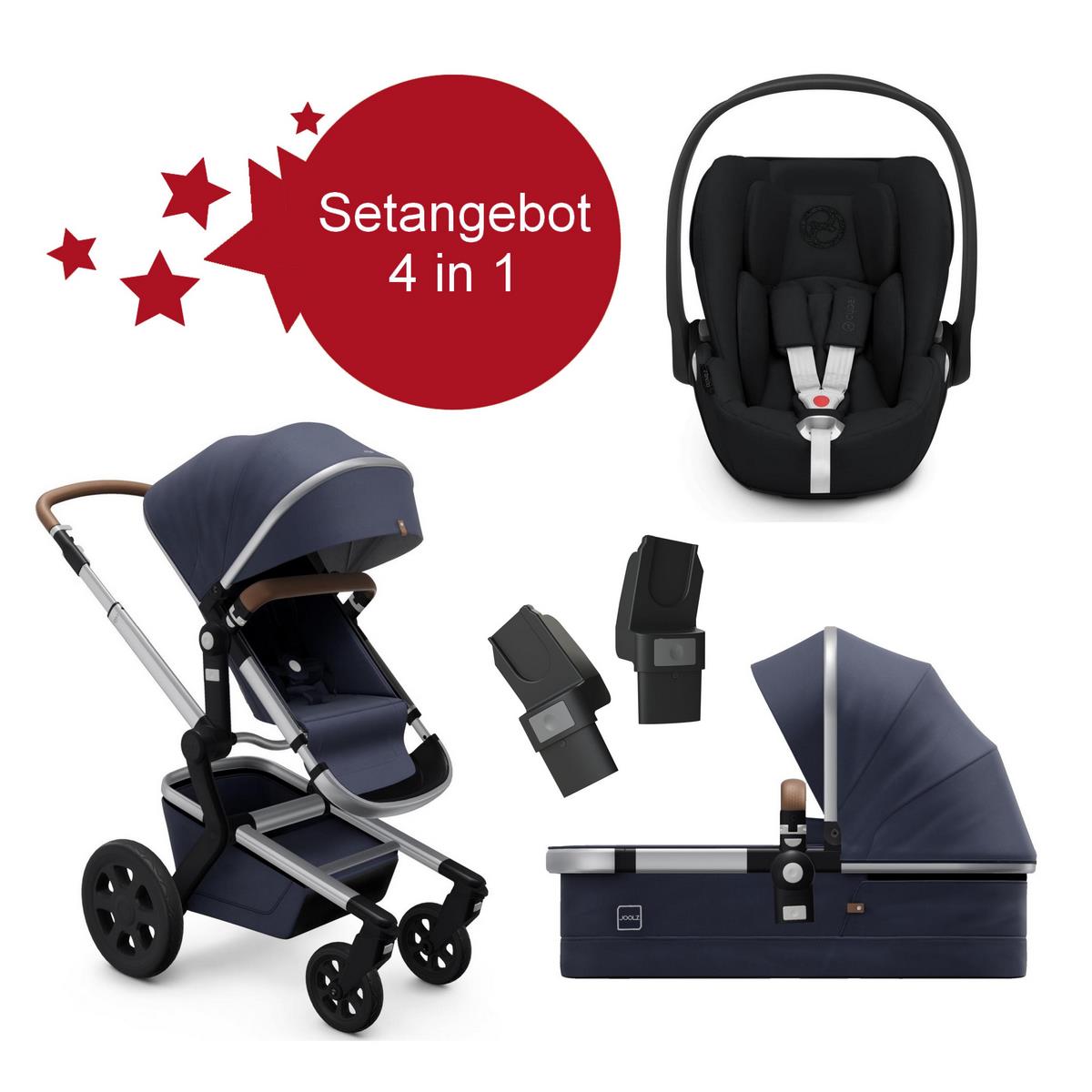 Joolz Day 3 Setangebot Classic Blue + Cybex Cloud Z i-Size Deep Black