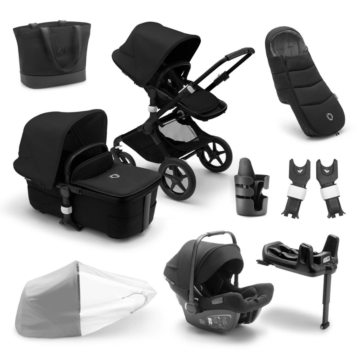 Bugaboo Fox 3 Bundle 8 in 1- Schwarz